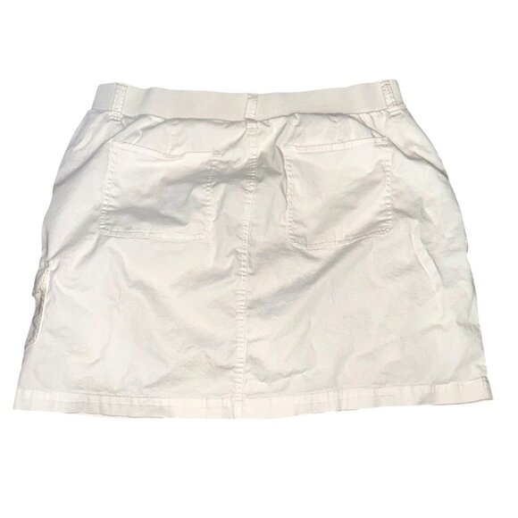 White Croft & Barrow Skort With Built-In Shorts Cotton & Spandex Blend Womens Si - Picture 5 of 7